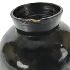 Japanese Lacquered Wooden Lidded Bowl Owan Vtg Rice Soup Dish Black Red LB129