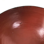 Japanese Lacquered Wooden Lidded Bowl Owan Vtg Rice Soup Dish Black Red LB130