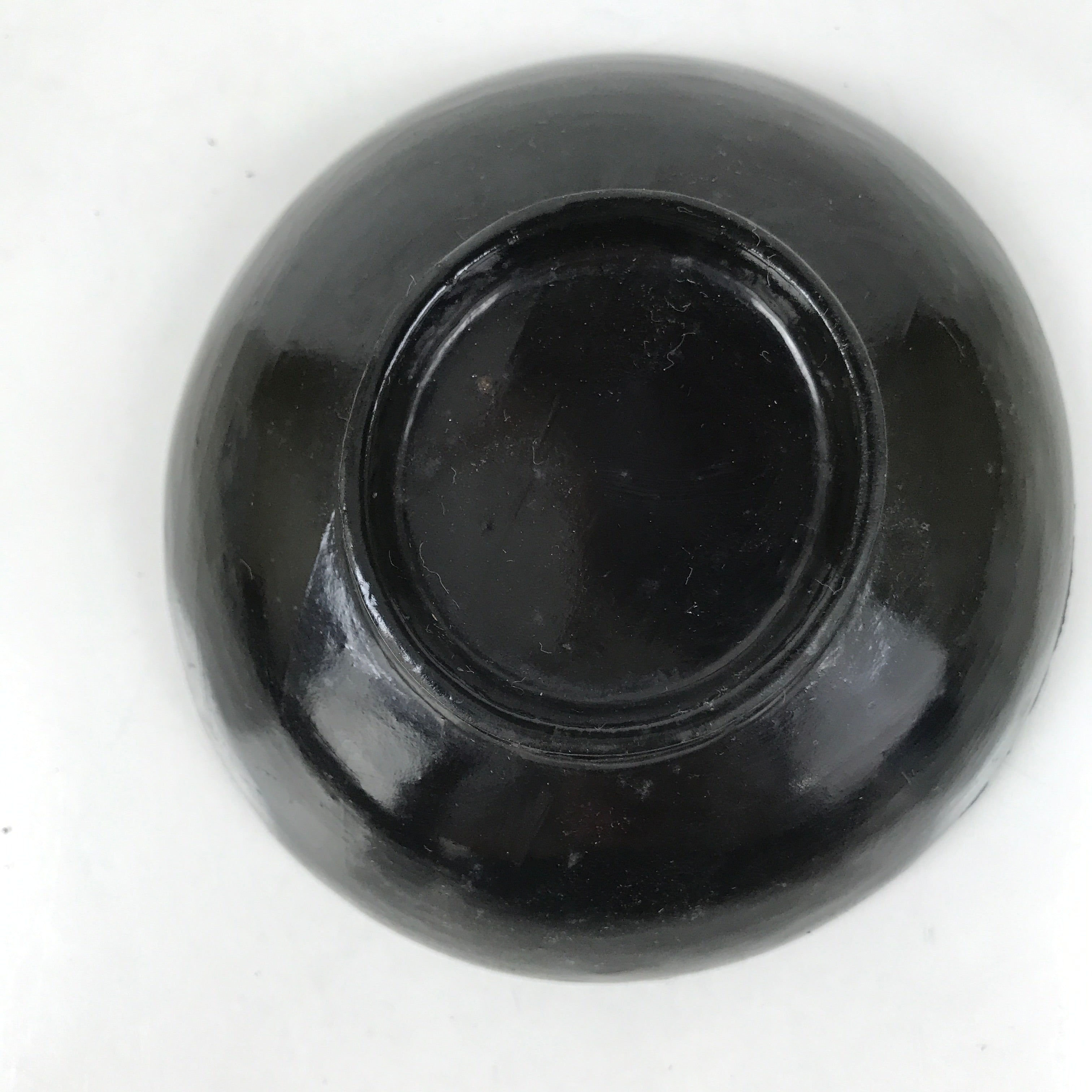 Japanese Lacquered Wooden Lidded Bowl Owan Vtg Rice Soup Dish Black Red LB130