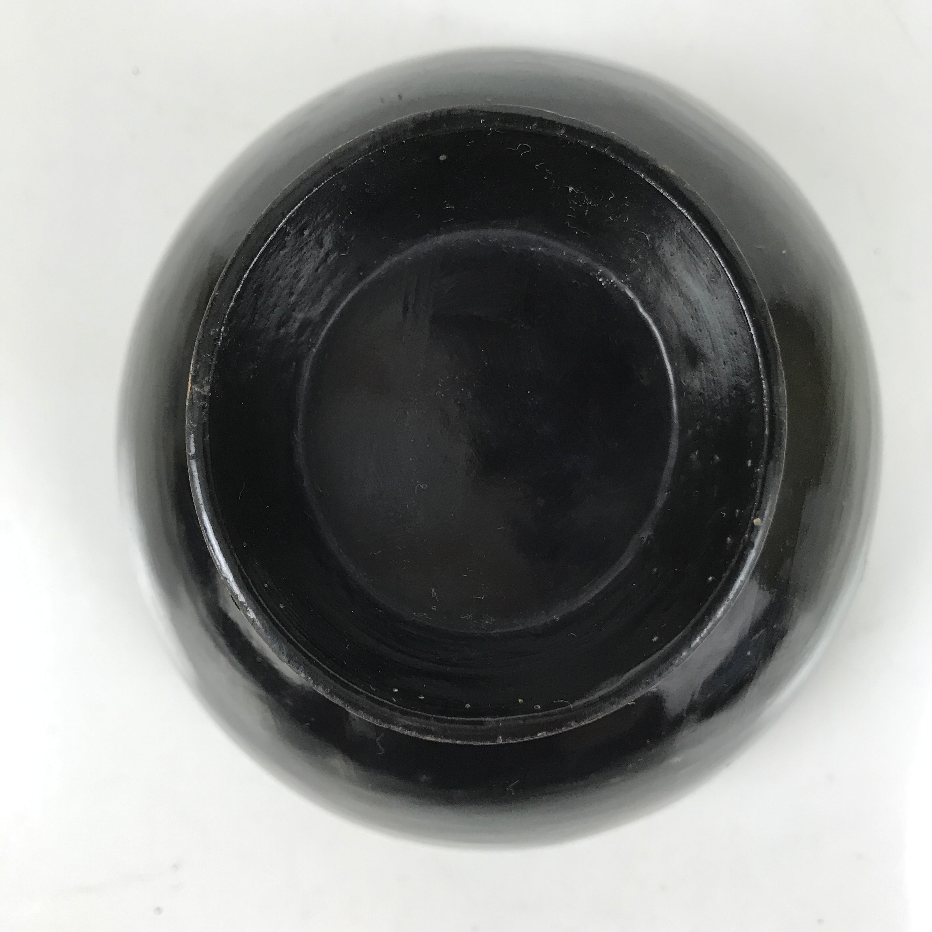 Japanese Lacquered Wooden Lidded Bowl Owan Vtg Rice Soup Dish Black Red LB131
