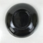 Japanese Lacquered Wooden Lidded Bowl Owan Vtg Rice Soup Dish Black Red LB132