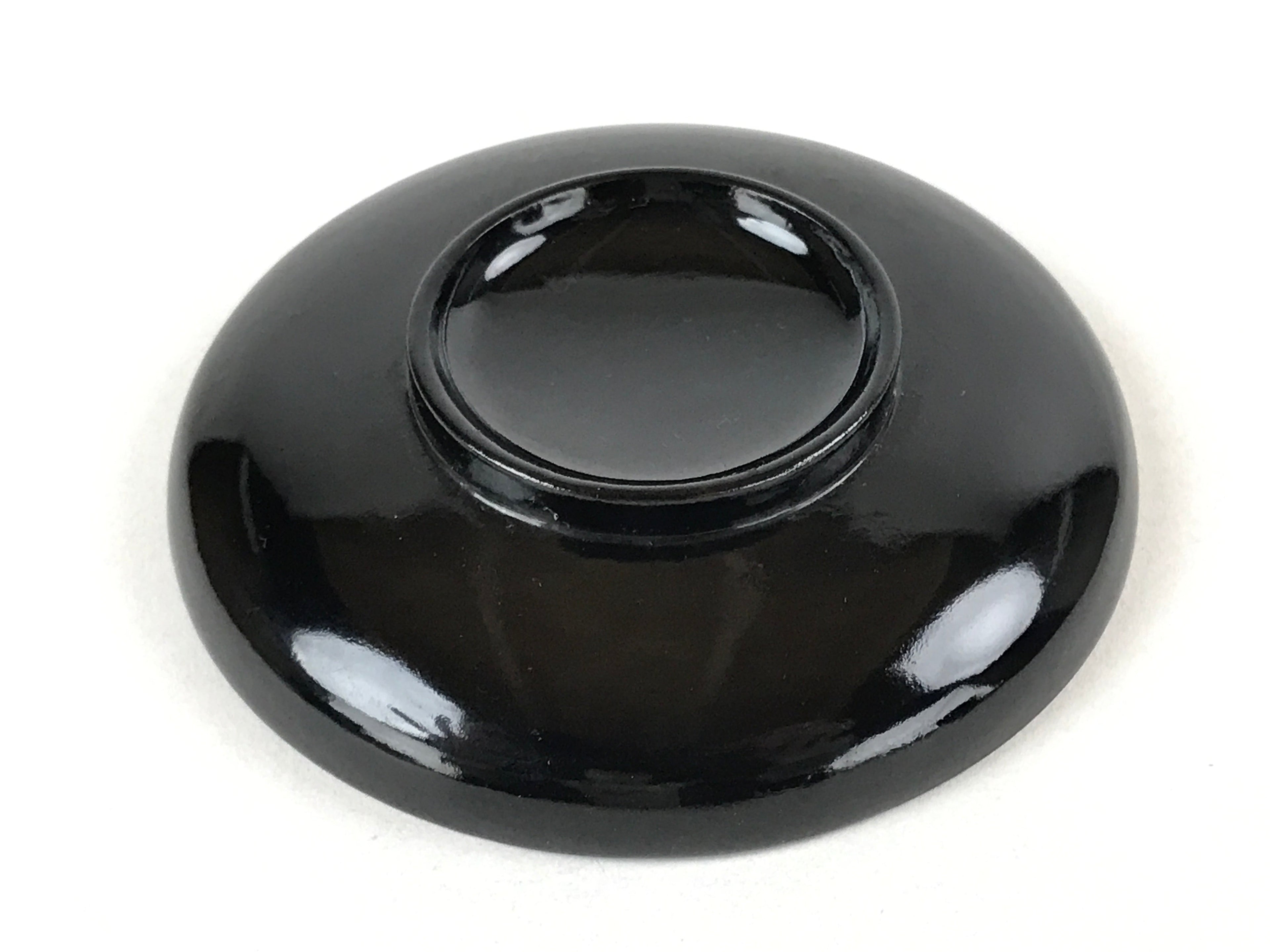 Japanese Lacquered Wooden Lidded Bowl Owan Vtg Rice Soup Dish Red Black LB100