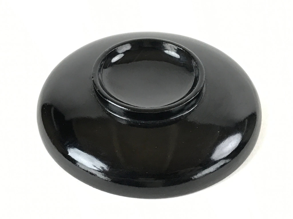 Japanese Lacquered Wooden Lidded Bowl Owan Vtg Rice Soup Dish Red Black LB101