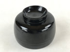 Japanese Lacquered Wooden Lidded Bowl Owan Vtg Rice Soup Dish Red Black LB102