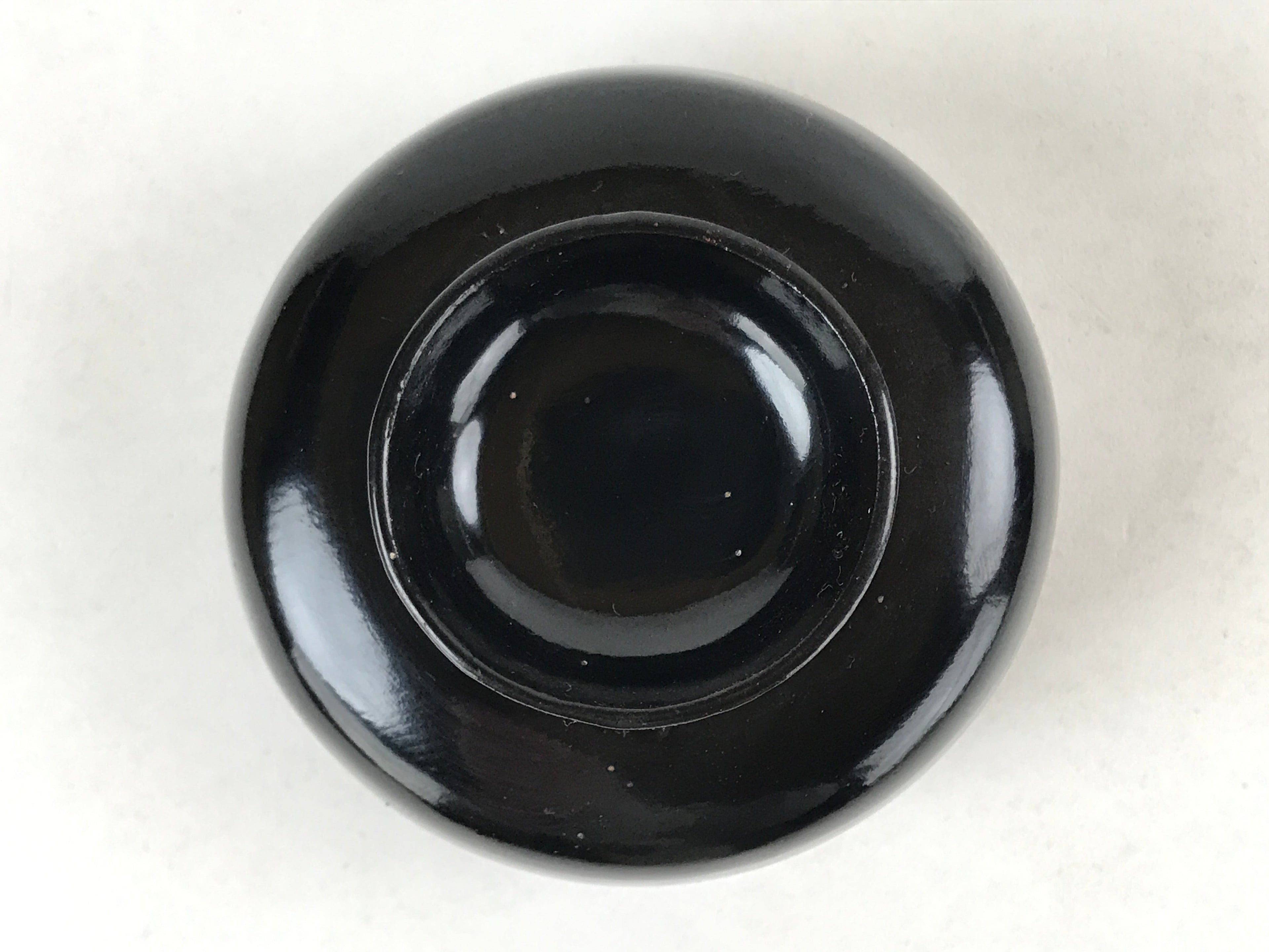 Japanese Lacquered Wooden Lidded Bowl Owan Vtg Rice Soup Dish Red Black LB103