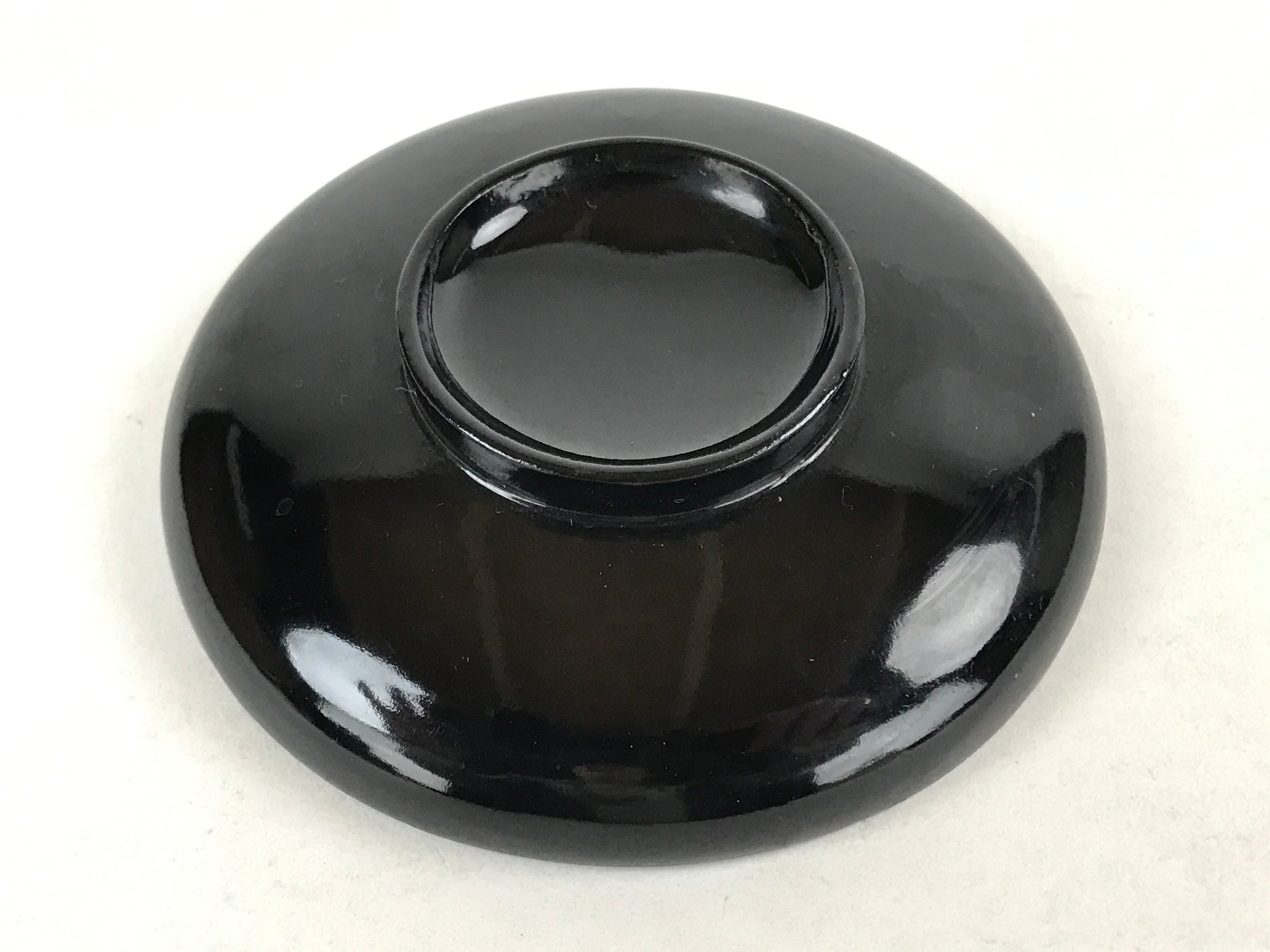 Japanese Lacquered Wooden Lidded Bowl Owan Vtg Rice Soup Dish Red Black LB103