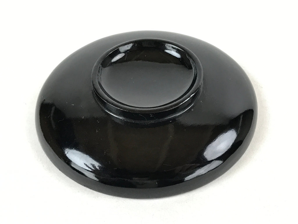 Japanese Lacquered Wooden Lidded Bowl Owan Vtg Rice Soup Dish Red Black LB104