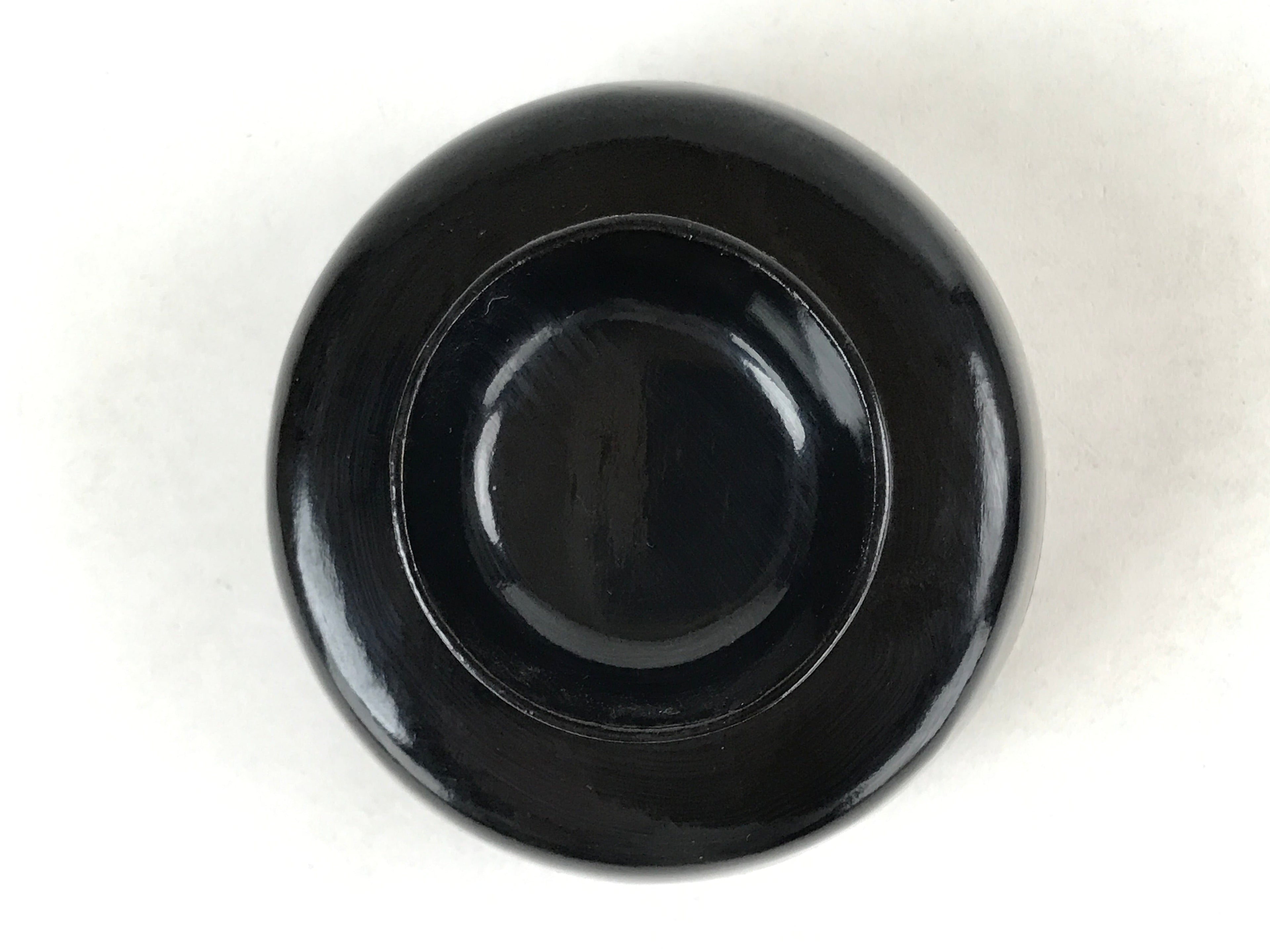 Japanese Lacquered Wooden Lidded Bowl Owan Vtg Rice Soup Dish Red Black LB105