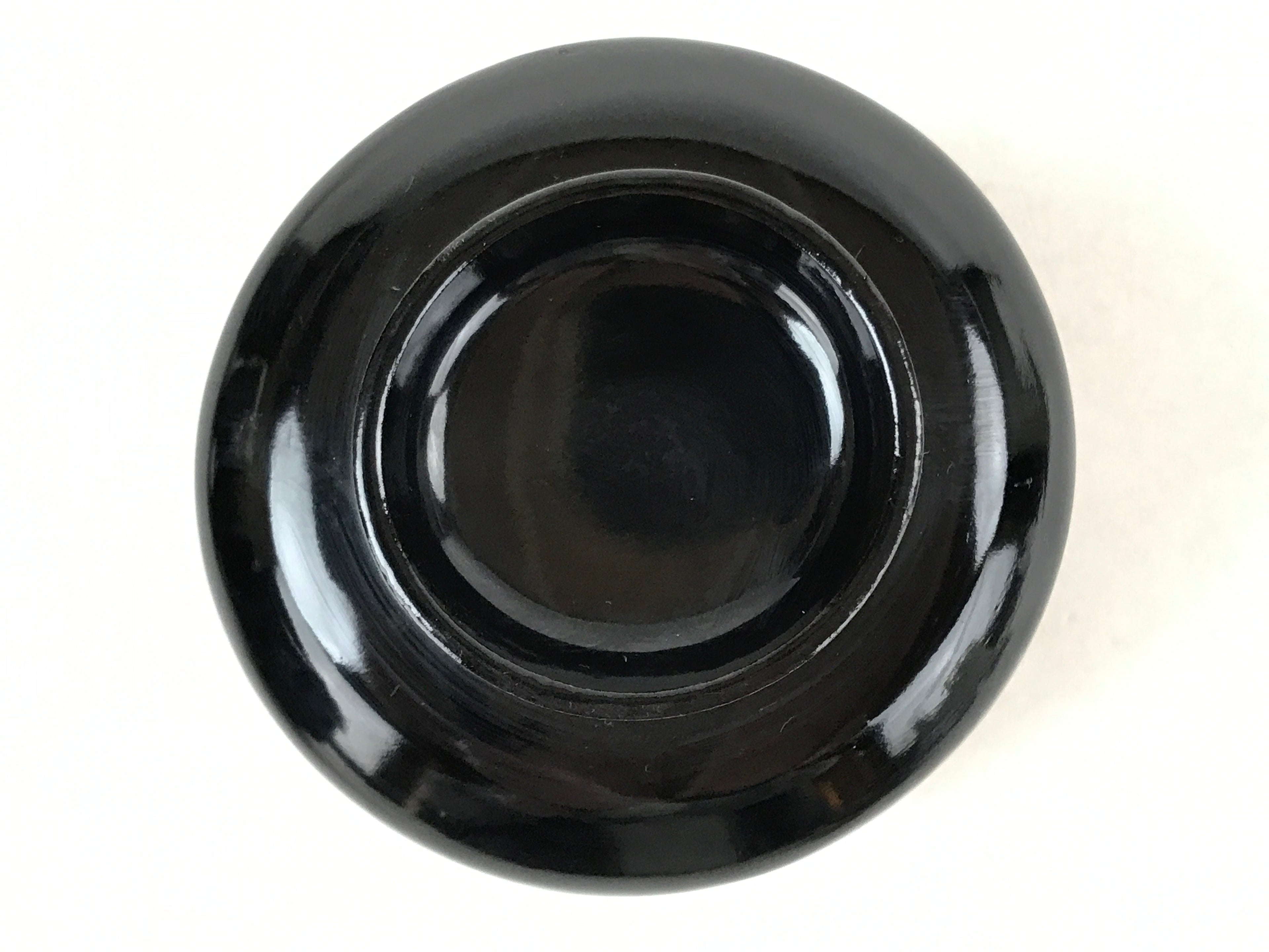 Japanese Lacquered Wooden Lidded Bowl Owan Vtg Rice Soup Dish Red Black LB94
