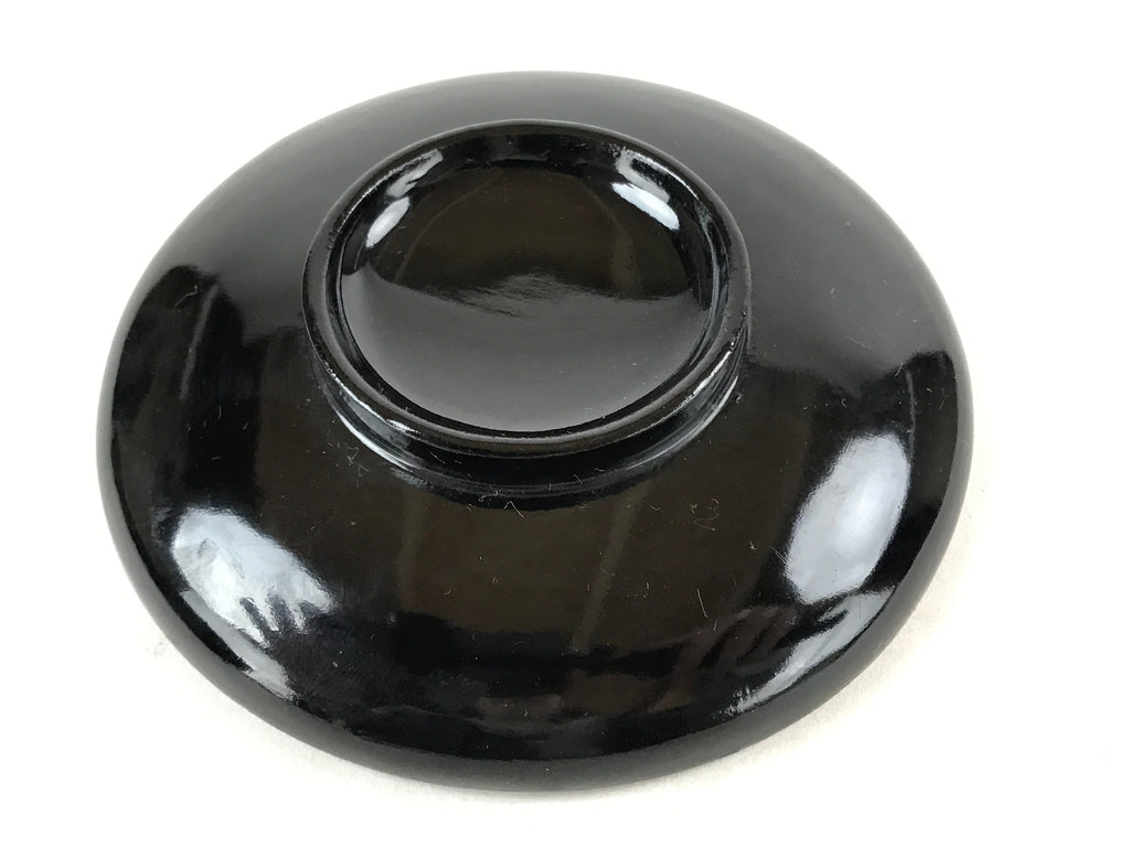 Japanese Lacquered Wooden Lidded Bowl Owan Vtg Rice Soup Dish Red Black LB96