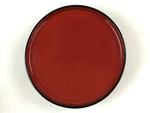 Japanese Lacquered Wooden Lidded Bowl Owan Vtg Rice Soup Dish Red Black LB98