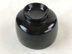 Japanese Lacquered Wooden Lidded Bowl Owan Vtg Rice Soup Dish Red Black LB99