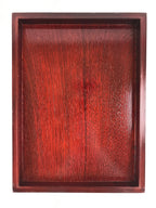 Japanese Lacquered Wooden Lidded Fumibako Letter Box Shunkei-nuri Makie FB75