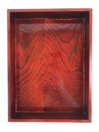 Japanese Lacquered Wooden Lidded Fumibako Letter Box Shunkei-nuri Makie FB75