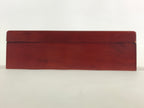 Japanese Lacquered Wooden Lidded Fumibako Letter Box Shunkei-nuri Makie FB75