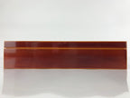 Japanese Lacquered Wooden Lidded Fumibako Letter Box Vtg Shunkei Nuri Book FB80