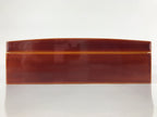 Japanese Lacquered Wooden Lidded Fumibako Letter Box Vtg Shunkei Nuri Book FB80