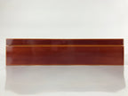 Japanese Lacquered Wooden Lidded Fumibako Letter Box Vtg Shunkei Nuri Book FB80