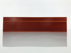 Japanese Lacquered Wooden Lidded Fumibako Letter Box Vtg Shunkei Nuri Brown FB92
