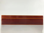 Japanese Lacquered Wooden Lidded Fumibako Letter Box Vtg Silk Shunkei Nuri FB81
