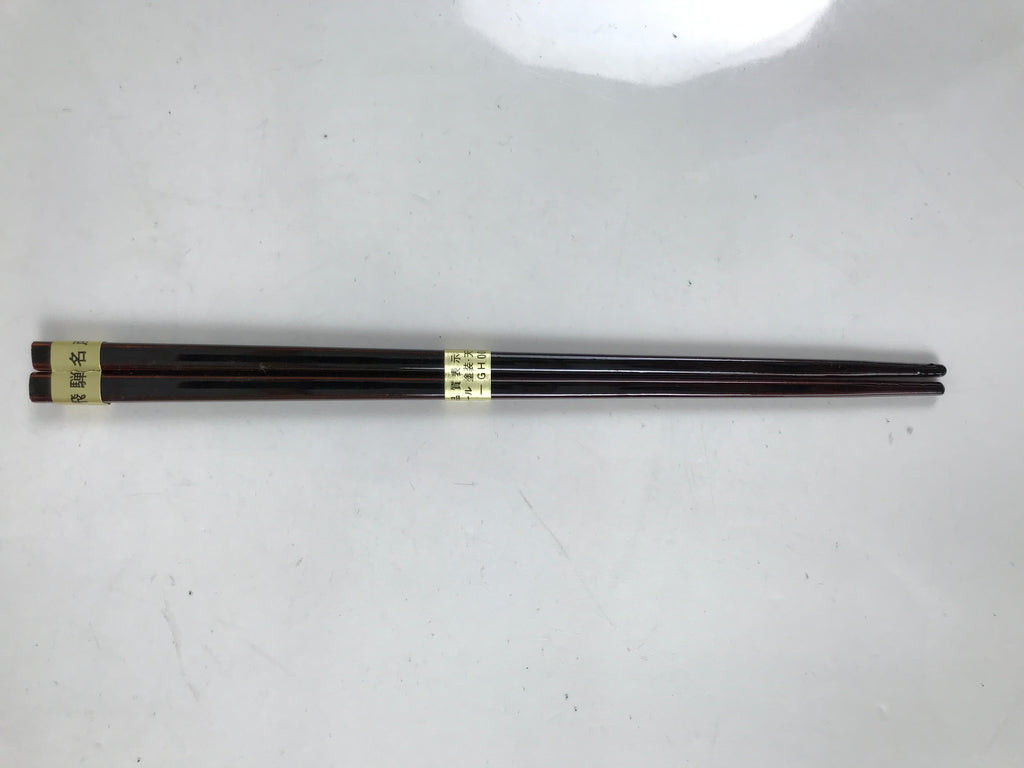 Japanese Lacquered Wooden Lunch Box Bento Vtg Shunkei Chopsticks Brown LWB113
