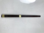 Japanese Lacquered Wooden Lunch Box Bento Vtg Shunkei Chopsticks Brown LWB113