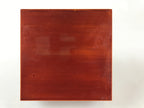 Japanese Lacquered Wooden Lunch Box Lidded Bento Jubako 2 Tiers Kashiki UR914