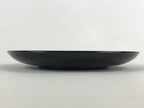 Japanese Lacquered Wooden Meimeizara Plate Vtg Sara Makie Tsuru Crane Black L10