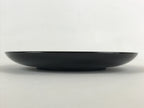 Japanese Lacquered Wooden Meimeizara Plate Vtg Sara Makie Tsuru Crane Black L10