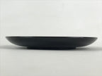 Japanese Lacquered Wooden Meimeizara Plate Vtg Sara Makie Tsuru Crane Black L5
