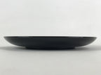 Japanese Lacquered Wooden Meimeizara Plate Vtg Sara Makie Tsuru Crane Black L6