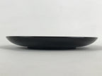 Japanese Lacquered Wooden Meimeizara Plate Vtg Sara Makie Tsuru Crane Black L6
