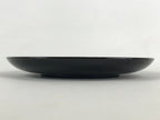 Japanese Lacquered Wooden Meimeizara Plate Vtg Sara Makie Tsuru Crane Black L6