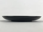 Japanese Lacquered Wooden Meimeizara Plate Vtg Sara Makie Tsuru Crane Black L7
