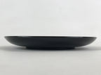 Japanese Lacquered Wooden Meimeizara Plate Vtg Sara Makie Tsuru Crane Black L7