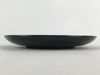 Japanese Lacquered Wooden Meimeizara Plate Vtg Sara Makie Tsuru Crane Black L7