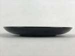 Japanese Lacquered Wooden Meimeizara Plate Vtg Sara Makie Tsuru Crane Black L8