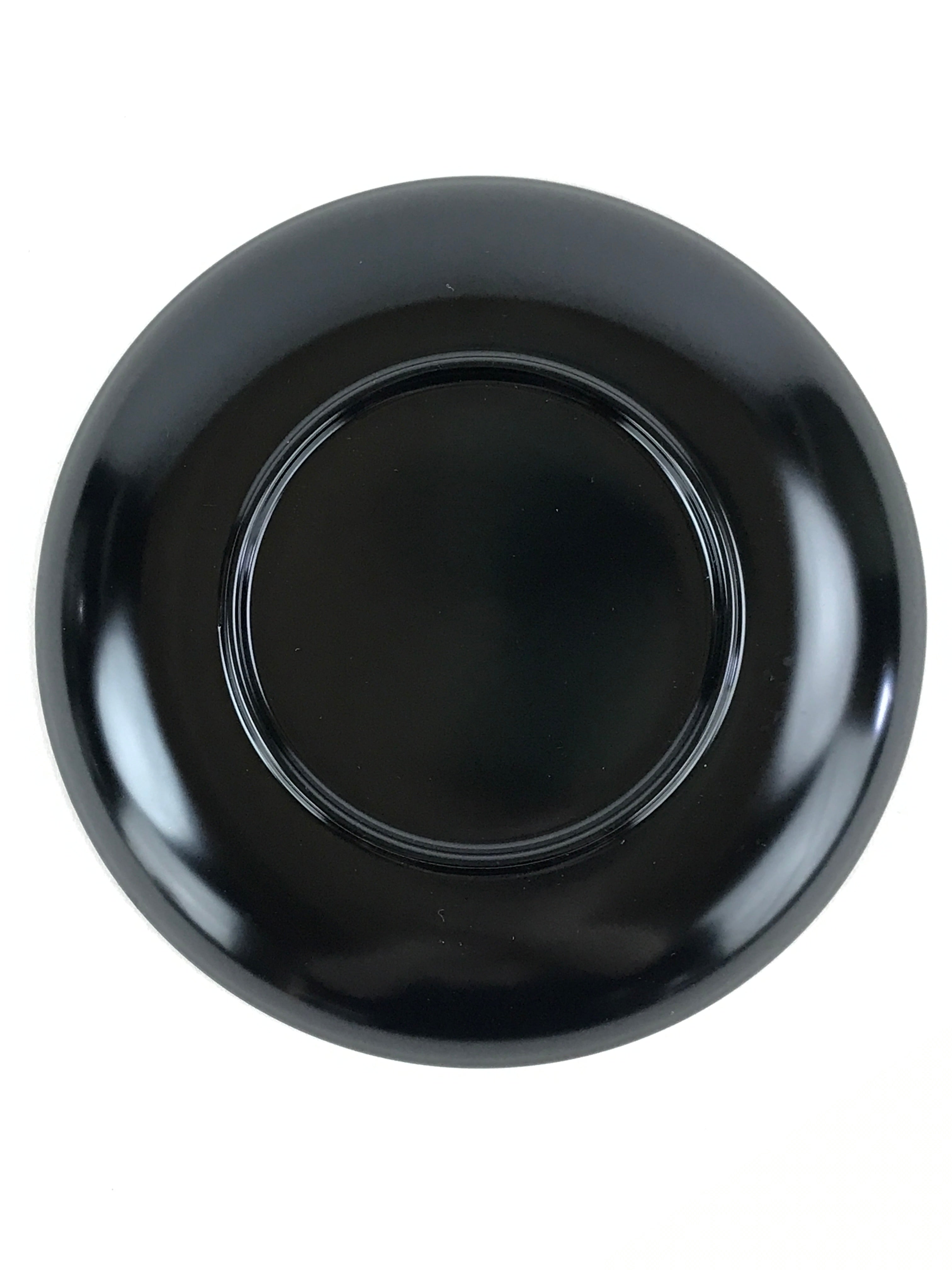 Japanese Lacquered Wooden Meimeizara Plate Vtg Sara Makie Tsuru Crane Black L9