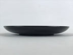 Japanese Lacquered Wooden Meimeizara Plate Vtg Sara Makie Tsuru Crane Black L9