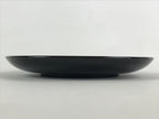 Japanese Lacquered Wooden Meimeizara Plate Vtg Sara Makie Tsuru Crane Black L9