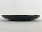 Japanese Lacquered Wooden Meimeizara Plate Vtg Sara Makie Tsuru Crane Black L9