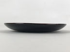 Japanese Lacquered Wooden Meimeizara Small Plate Vtg Makie Bird Red Gold L23