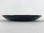 Japanese Lacquered Wooden Meimeizara Small Plate Vtg Red Gold Bird Makie L24