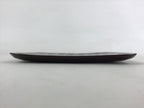 Japanese Lacquered Wooden Meimeizara Square Plate Vtg Sara Carved Pattern L40