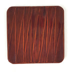 Japanese Lacquered Wooden Meimeizara Square Plate Vtg Sara Carved Pattern L41