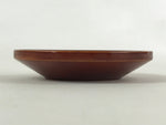 Japanese Lacquered Wooden Multipurpose Small Bowl Vtg Shunkei Nuri Round L51