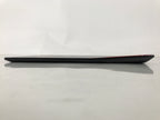 Japanese Lacquered Wooden Plate Vtg Rectangle Black Red Momiji Maple Sakura L538