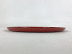 Japanese Lacquered Wooden Round Serving Tray Vtg Woven Bamboo Takezaiku L30