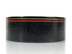 Japanese Lacquered Wooden Sake Snack Cup Vtg Kobachi Bowl Black Gold Red L525