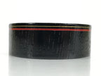 Japanese Lacquered Wooden Sake Snack Cup Vtg Kobachi Bowl Black Gold Red L525